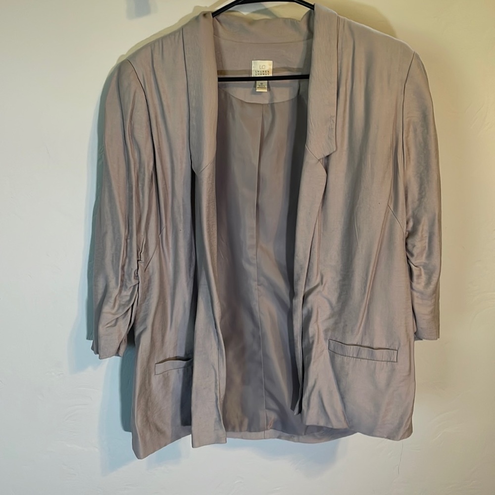 Lauren Conrad Slouchy Gray Blazer